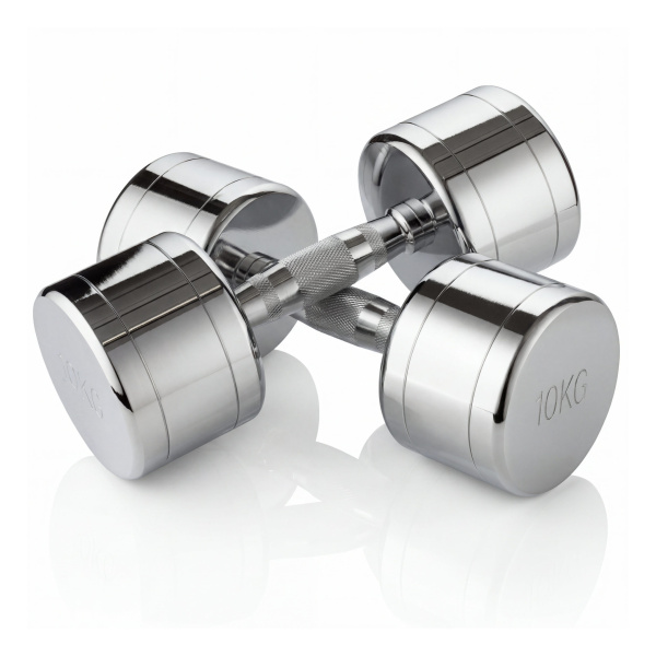 Набор гантелей хром (пары) от 1-10 кг VictoryFit VF-SET110-CR