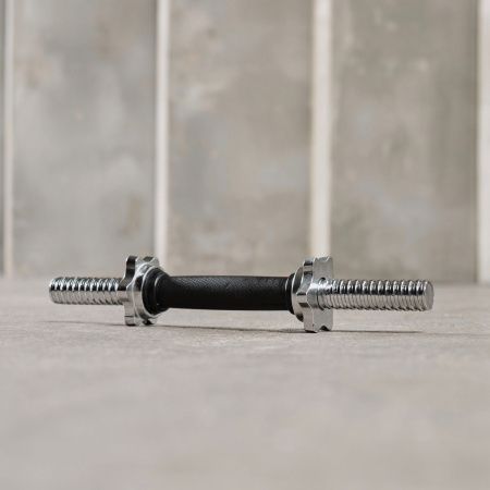 Гриф гантельный с обрезиненной ручкой 350 мм / диаметр 26 мм