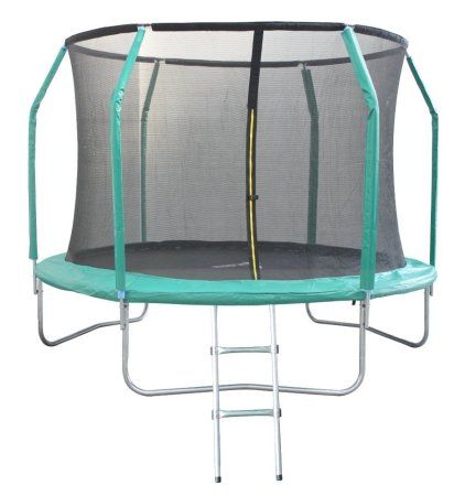 Батут Sport Elite с защитной сеткой (внутрь) с лестницей 10FT 