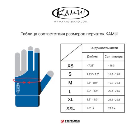 Перчатка Kamui QuickDry красная/черная правая L