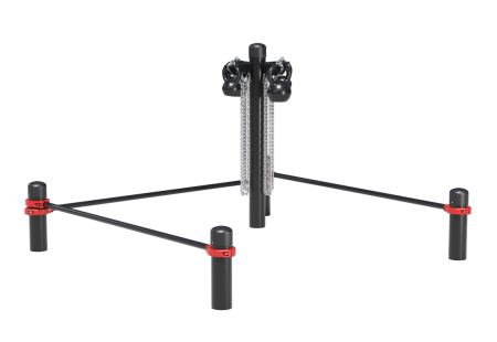 Стойка с гирями (для выполнения испытания (теста) ГТО "Рывок гири 16 кг")с организованной зоной безо