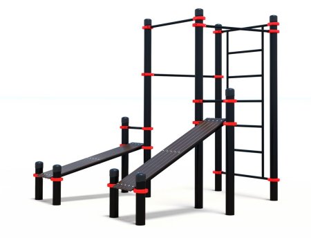 Спортивный комплекс для занятий воркаутом (PAW-16) - 108 мм (алюминий)