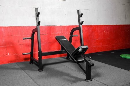Олимпийская наклонная скамья для жима
