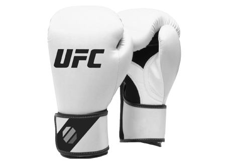 Перчатки тренировочные для спарринга UFC (белые) 6 Oz