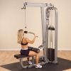 Верхняя-нижняя тяга Body-Solid SLM300G-3 со стеком 140 кг