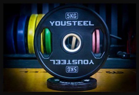 Диск YOUSTEEL TWO HANDLES 5 кг.