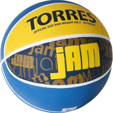 Мяч баскетбольный TORRES JAM, р.7 B02047