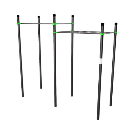 W213 Воркаут Рукоход классический двухуровневый ZAVODSPORTA