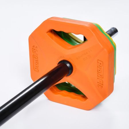 Штанга для аэробики и комплект дисков Прогресс (1,25-2,5-5 кг) PROFI-FIT