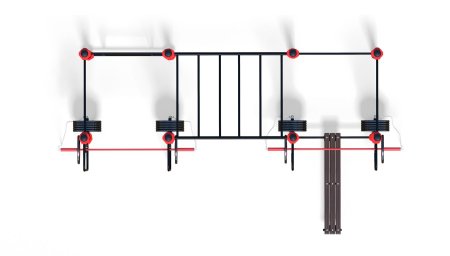 Уличный комплекс для воркаута WORKOUT-FIT - 02