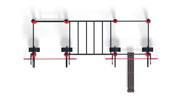 Уличный комплекс для воркаута WORKOUT-FIT - 02