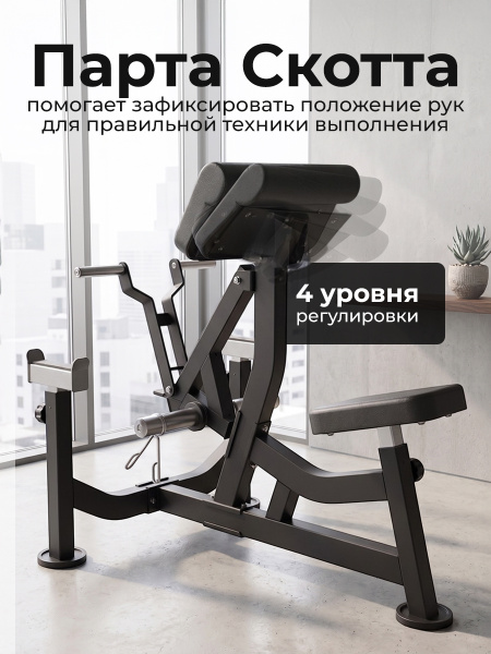 Тренажер для Бицепса DFC D2024