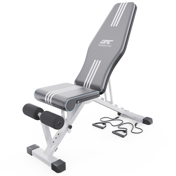 Скамья силовая универсальная DFC с эспандерами DT029