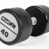 Гантельный ряд полиуретановый (шаг 2,5 кг, 5 пар) PROFI-FIT 40-50 кг
