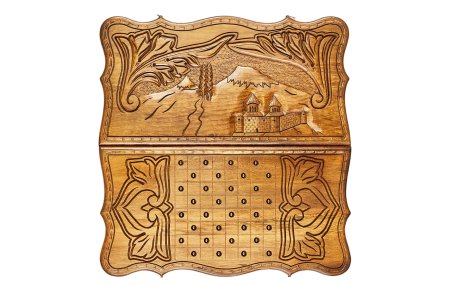 Нарды резные "Арарат и Хорвирап", Petrosyan