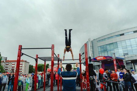 Мобильный комплекс для Воркаут "Стандарт-8"