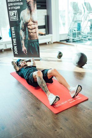 Мяч тренировочный (медицинбол) с хватами, 7 кг