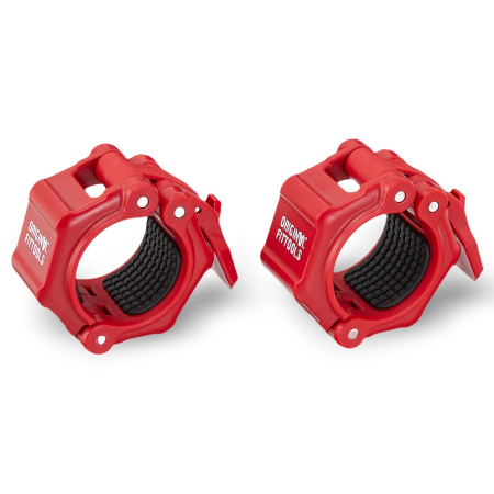 Замки олимпийские пластиковые красные (пара)