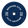 Диск калиброванный BRONZE GYM для пауэрлифтинга синий 20 кг