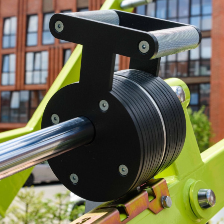 F-2807 Уличный тренажер Верхняя тяга с переменной нагрузкой ZAVODSPORTA