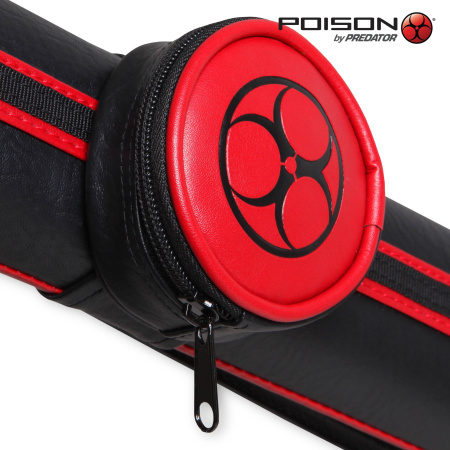 Тубус Poison Armor Velcro 1x1 красный/чёрный