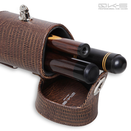 Тубус QK-S Musketeer 1x1 с отделением для удлинителя коричневый аллигатор