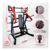 Наклонный грудной жим на свободных весах Protrain PP101 (черно-красный)