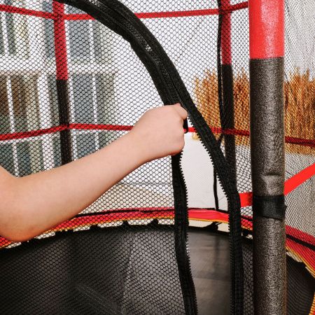 Батут детский DFC TRAMPOLINE-RED 55" с сеткой