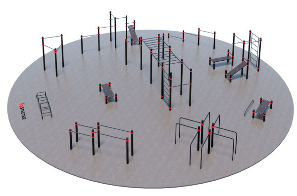 Проект "Районная площадка для Воркаут 3-2"
