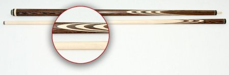 Кий для русского бильярда 2-pc наборный «Мастер 2-3» (венге, граб)