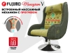 Дизайнерское кресло FUJIMO Monogram Pine Lime