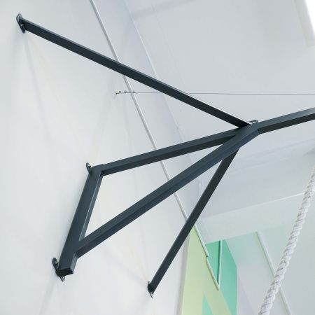 Консоль для канатов и шестов (графит), вынос 2 м ZAVODSPORTA