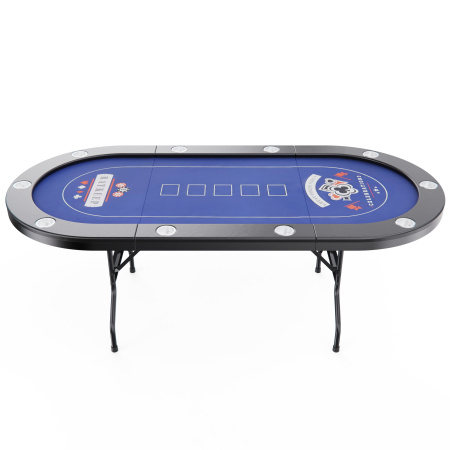 Игровой стол – покер DFC RAYKEEP 84", на 10 мест, складные ножки
