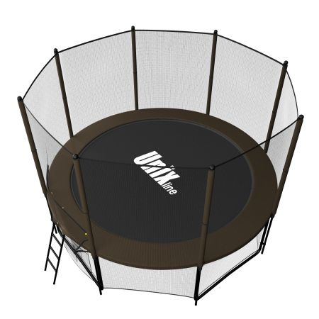 Батут UNIX Line Black&Brown 8 ft (outside)