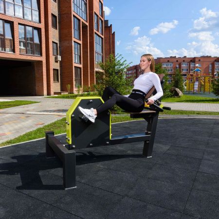 C-1901 Уличный Велотренажер горизонтальный с безынерционным нагрузочным механизмом ZAVODSPORTA