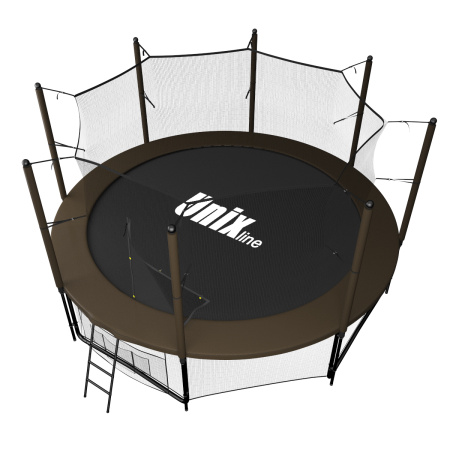 Батут UNIX Line Black&Brown 10 ft (inside)