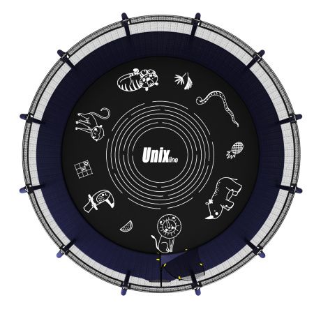 Батут UNIX Line SUPREME GAME 14 ft (Blue)