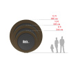 Батут UNIX Line Black&Brown 12 ft (outside)