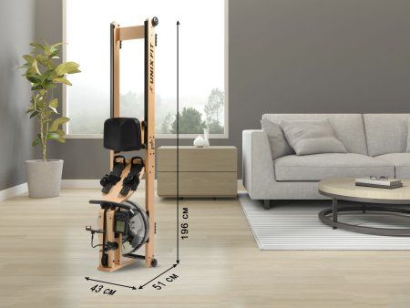 Гребной тренажер UNIX Fit Wood Rower Light