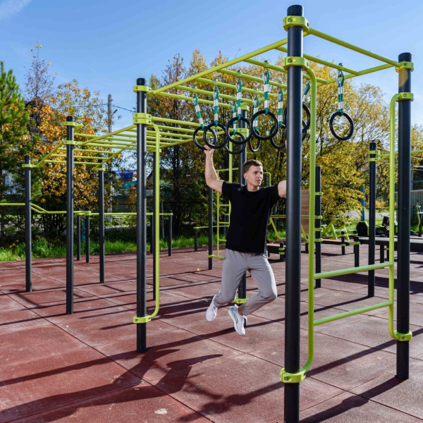 W258 GTO Рукоход с изменением высоты с подвижными кольцами (разноуровневый) ZAVODSPORTA