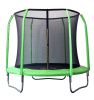 Батут SportElite фиберглас с защитной сеткой внутрь салатовый 8FT