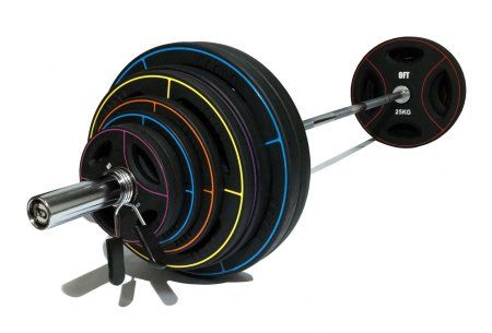 Штанга олимпийская Original FitTools 180 кг (диски-TPU)