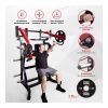 Наклонный грудной жим на свободных весах Protrain PP101 (черно-красный)