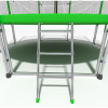 Батут i-Jump 14ft green