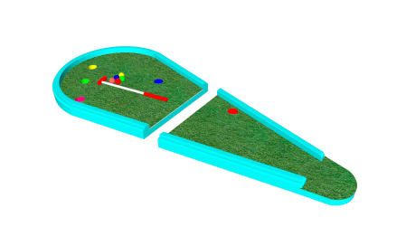 Дорожка для игры  в мини гольф  SUPERSTAR