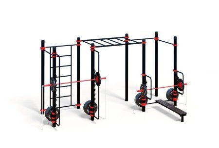 Уличный комплекс для воркаута WORKOUT-FIT - 02