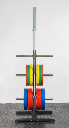 Стойка для дисков штанги "Дерево" и 2-х грифов