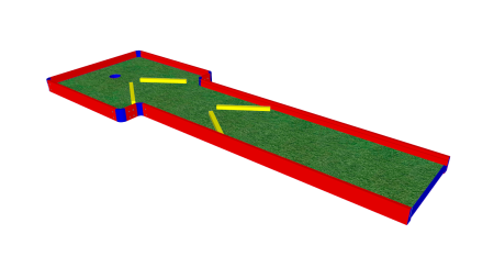 Дорожки для игры в мини гольф "CITY" 9.2