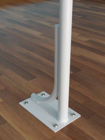 Кронштейн однорядный напольный с регулировкой высоты