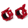Замки олимпийские пластиковые красные (пара)